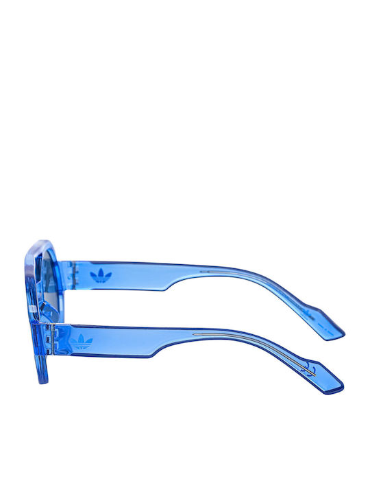 adidas Men's Sunglasses with Blue Plastic Frame and Blue Lens AOG001-022000