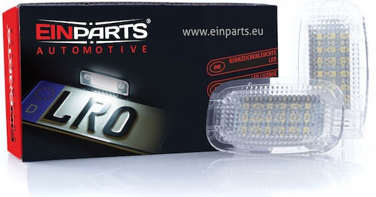 Einparts Λάμπες Αυτοκινήτου LED 6000K Ψυχρό Λευκό 12V 1.8W 2τμχ