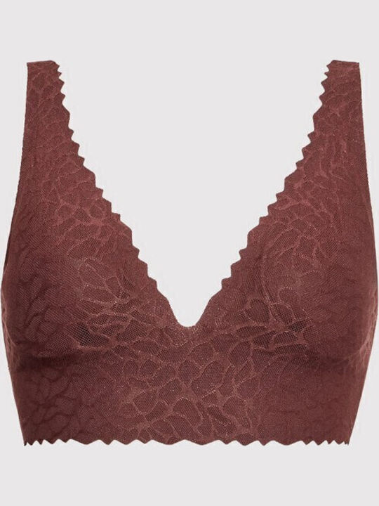 Sloggi Zero Feel Ultra EX Bralette Σουτιέν Καφέ