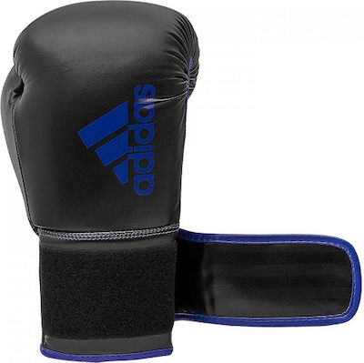 Adidas Hybrid ADIH80 Synthetic Leather Boxing Competition Gloves Black