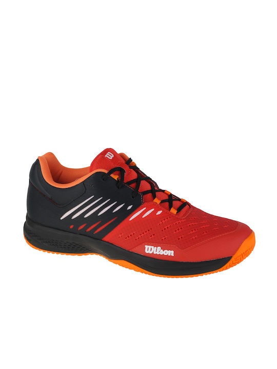 Wilson Kaos Comp 3.0 Ανδρικά Παπούτσια Τένις για Σκληρά Γήπεδα Κόκκινα