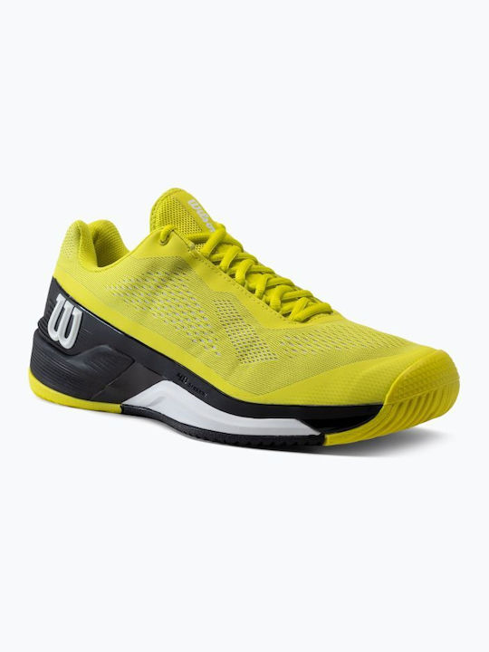 Wilson Rush Pro 4.0 Men's Tennis Shoes for Hard Courts Yellow