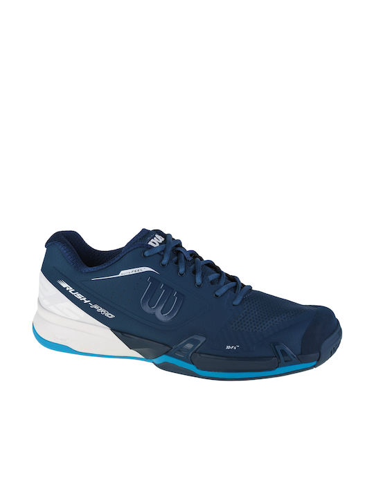 Wilson Rush Pro 25 Ανδρικά Παπούτσια Τένις για Όλα τα Γήπεδα Μπλε