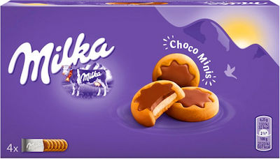 Milka Biscuiți Chocominis Cu topping și umplutură Ciocolată și cremă de lapte 1buc 150gr