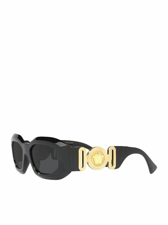 Versace Women Sunglasses With Black Horn-Rimmed Frame And Grey Lens VE4425U GB1/87