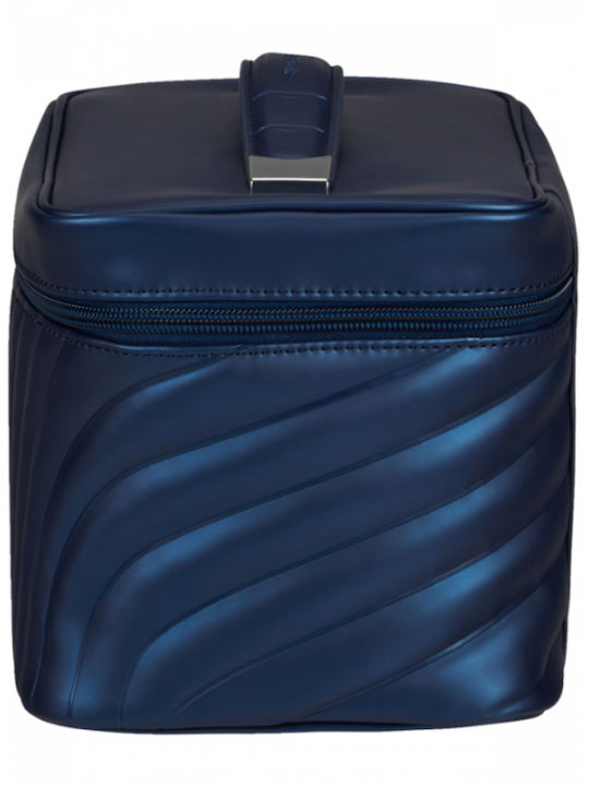 Toiletry Bag in Navy Blue color 24cm