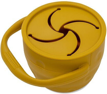 Interbaby Silicone Baby Container for 6+ months Yellow