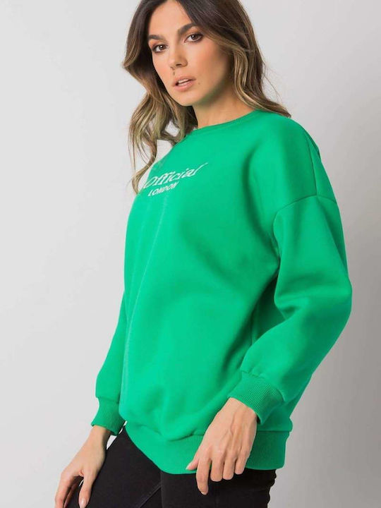 Ex Moda Women's Long Sweatshirt Green 160854