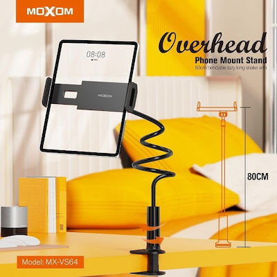 Moxom MX-VS64 Tabletständer mit Verlängerungsarm in Schwarz Farbe