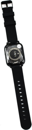 Andowl M-Zero Aluminium Smartwatch με Παλμογράφο (Μαύρο)