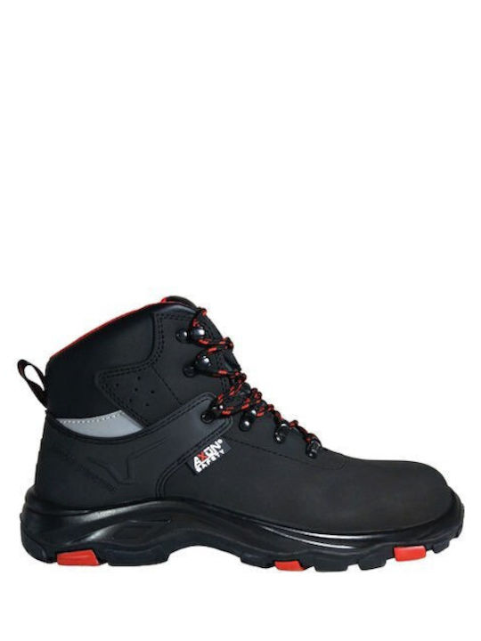 Axon Power Waterproof Boots Safety Black S3 with Certification HRO,SRC