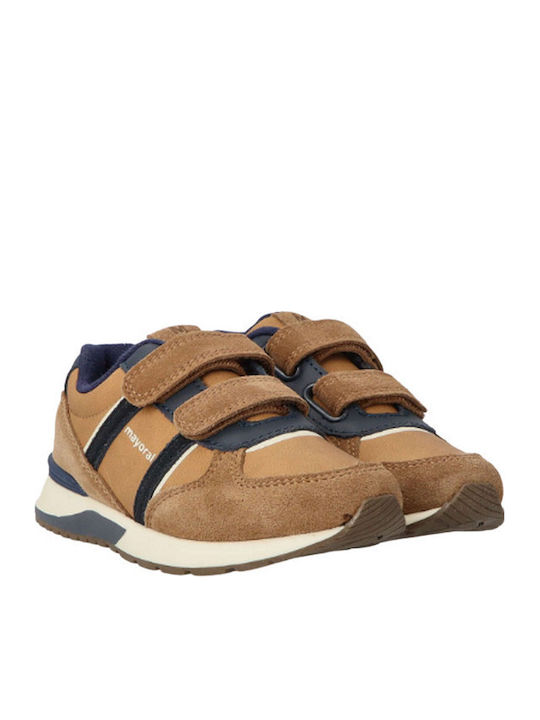 Ecofriends Παιδικά Sneakers με Σκρατς Καφέ