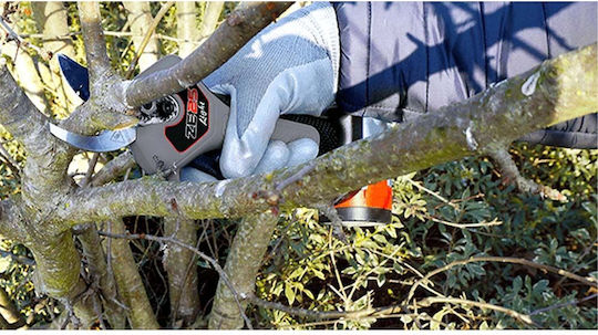 Zanon ZE-25 Pruning Shears Battery 14.4V 2x2Ah with Maximum Cutting Diameter 25mm