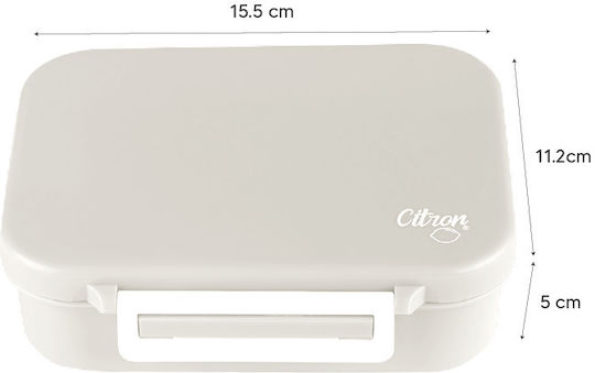 Citron Spaceship Plastic Kids' Food Container 0.5lt Gray