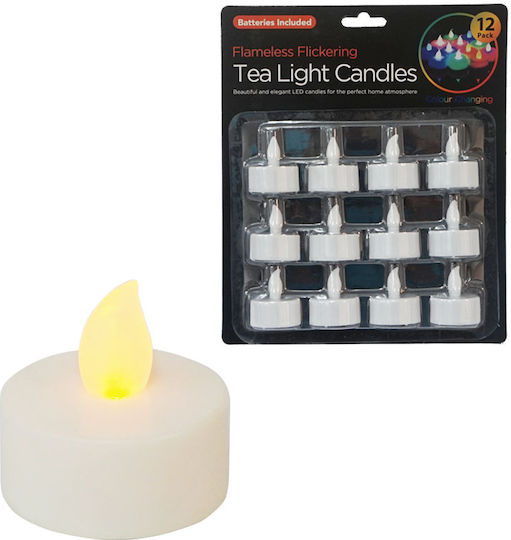 Marhome LED Tealight Lamp 12 Pieces