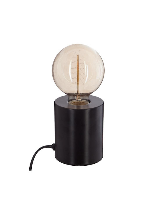 Saba Table Decorative Lamp with Socket for Bulb E27 Black