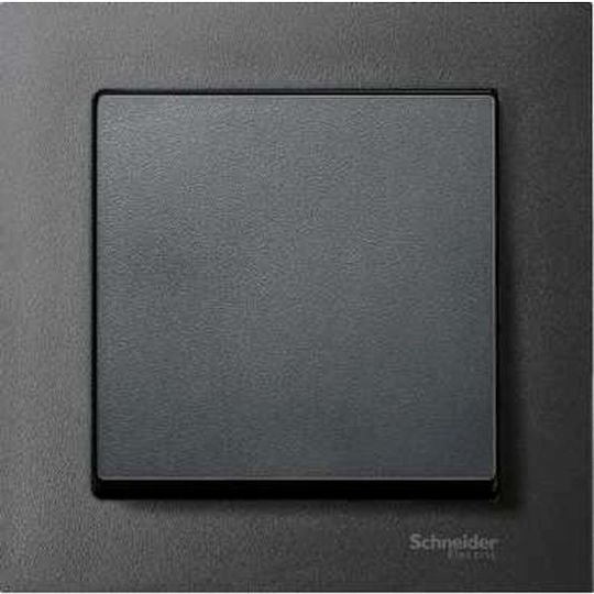 Schneider Electric Merten M-Plan Μετώπη Διακόπτη Φωτισμού σε Γκρι Χρώμα MTN433114