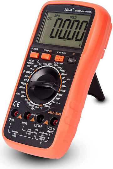 Victor-Multimeter True Rms Vc 9807A Дигитален мултиметър Верен RMS с бузер с измерване на AC / DC / Съпротивление