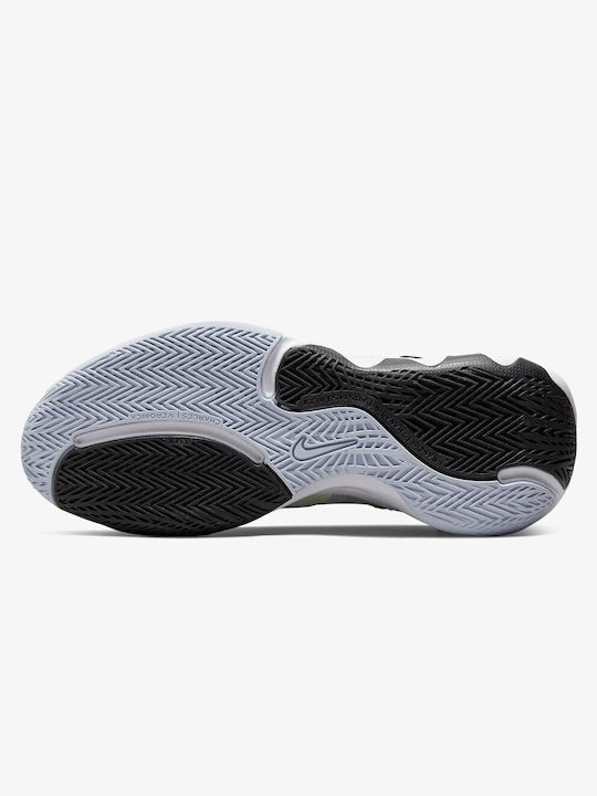 Giannis Immortality 2 Low Basketball Shoes White / Black / Barely Volt / Grey Fog