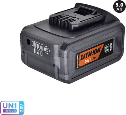 Krausmann US106-25SB Set Schlagschrauber & Schlagschraubendreher Brushless 20V mit 2 Batterien 5Ah und Hülle