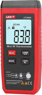 Uni-T UT306A Инфрачервен термометър за температури от -35°C до 300°C със съотношение на разстоянието 6:1