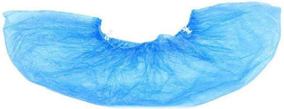 Disposable Shoe Covers in Blue Color Open Care 100pcs