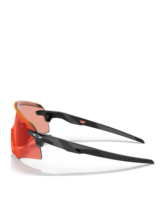 Oakley Encoder Unisex Sunglasses with Red Plastic Frame and Orange Mirror Lens OO9471-02