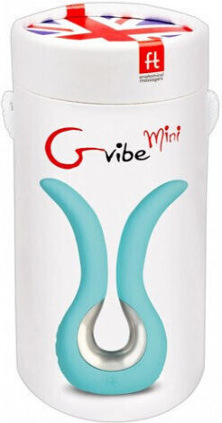 Fun Toys GVibe Mini Vibrator pentru cupluri albastru regal