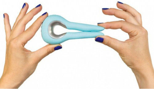 Fun Toys GVibe Mini Vibrator pentru cupluri albastru regal