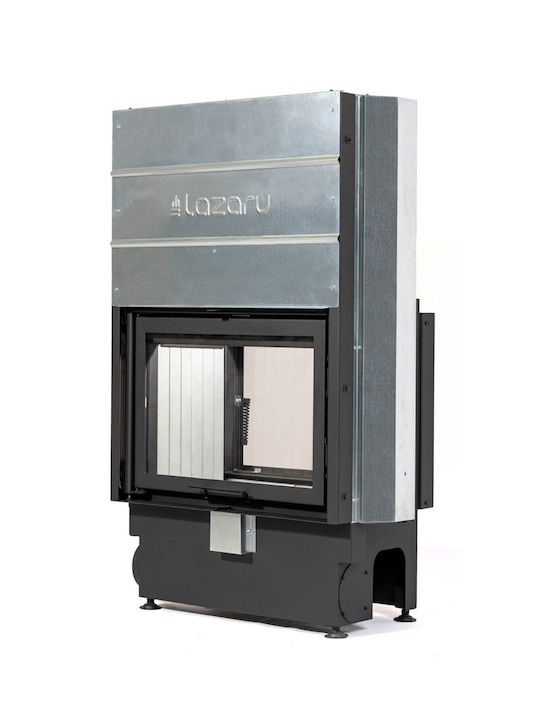 Lazaru Tunnel Premium 70/52 Wood Fireplace Insert Fan Heater with See-Through Window 13.6kW with Fan Kit