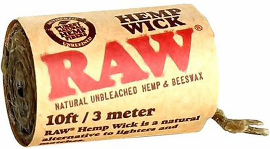 Raw Hemp Wick 3m 1τμχ