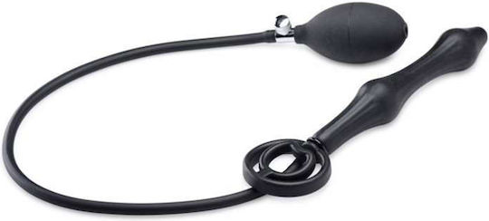 XR Master Series Devils Rattle Inflatable Anal Plug Ring Schwanz Silikon mit Analplug Black