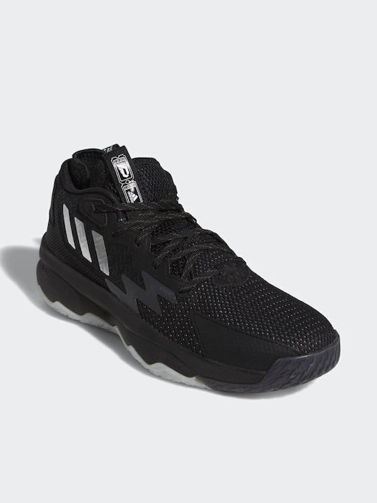 Dame 8 Ψηλά Μπασκετικά Παπούτσια Core Black / Silver Metallic / Grey Six