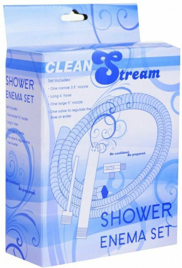 CleanStream Shower Enema System Duș Anal Argintiu