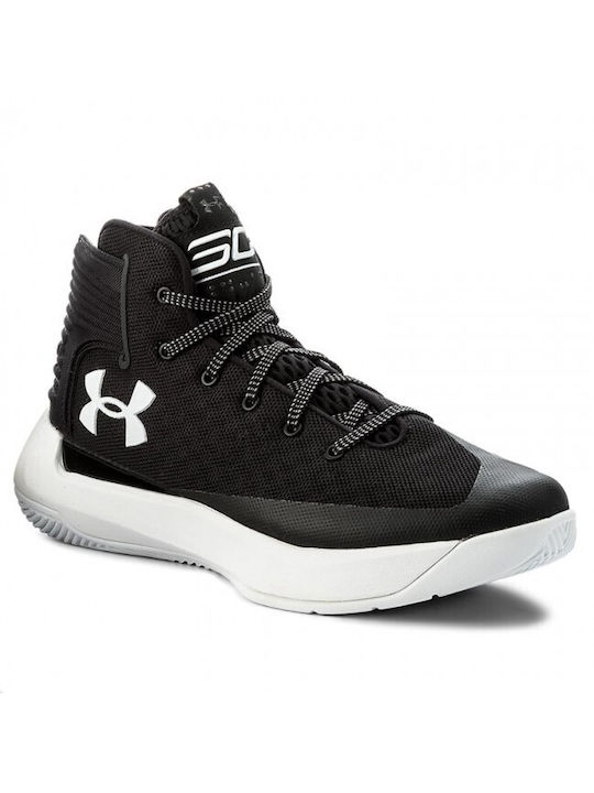 Under Armour SC 3Zero Ψηλά Μπασκετικά Παπούτσια Black / White