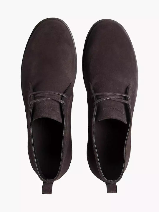 Suede Καφέ Ανδρικά Μποτάκια