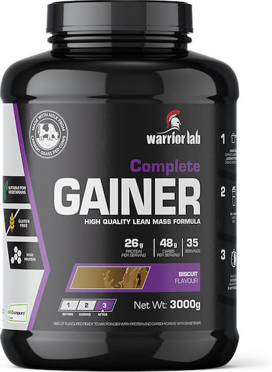 Warrior Lab Complete Gainer Gluten Free with Flavor Biscuit 3kg