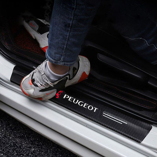 Car Interior Decorative Door Sill 4 Pieces