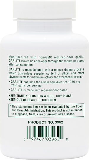 Nature's Plus Garlite 500mg 90 Mützen