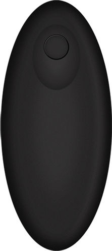 Doc Johnson OptiMALE Vibrating P-Curve Πρωκτικός Δονητής με Δυνατότητα Ασύρματης Λειτουργίας Black 14cm