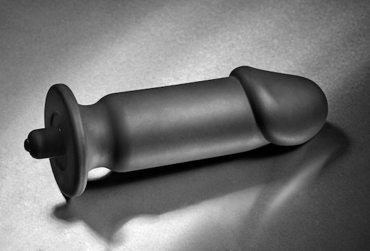 Tom of Finland Vibrating Plug Anal Plug with Vibration XLarge Black 15.2cm