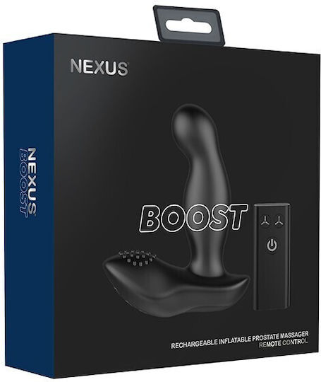 Nexus Boost Anal Plug with Wireless Functionality and Vibration Black 12.8cm
