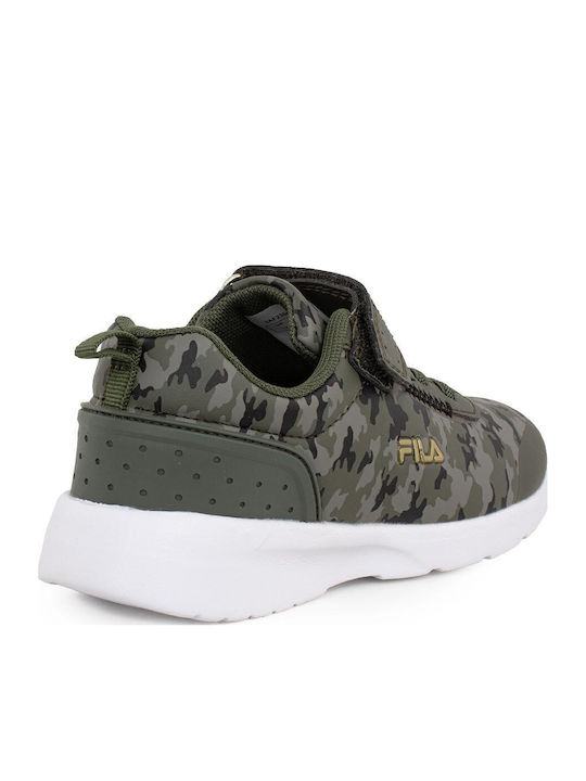 Campilio 2V Παιδικά Sneakers με Σκρατς Χακί
