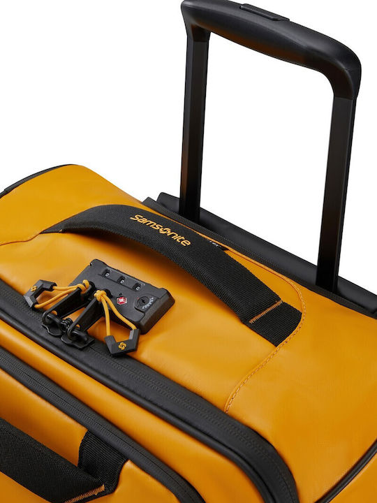 Samsonite Ecodiver Βαλίτσα Ταξιδίου Καμπίνας Υφασμάτινη Κίτρινη με 4 Ρόδες Ύψους 55εκ.