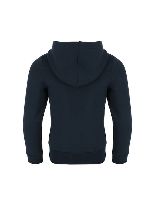 Mexx Boys Hooded Sweatshirt with Zipper Blue