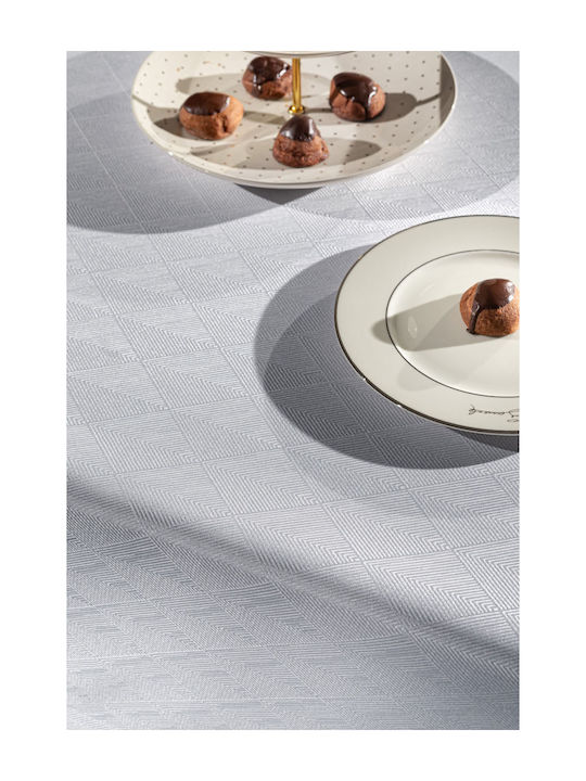 Guy Laroche Tablecloth Motion Silver 160x320cm