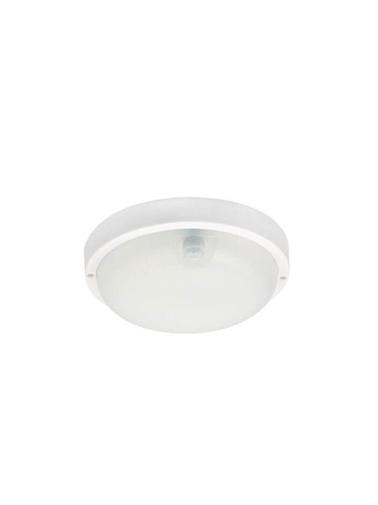 Vito Outdoor Ceiling Flush Mount with Integrated LED in White Color 3400880 Vito Outdoor Ceiling Flush Mount with Integrated LED in White Color 3400880