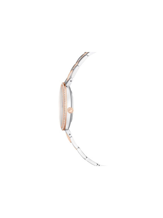 Swarovski Cosmopolitan Women's Watch with Pink Gold Metal Bracelet