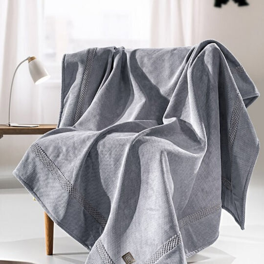 Guy Laroche Rubicon Τριθέσιου Καναπέ Π170xΜ300cm Silver