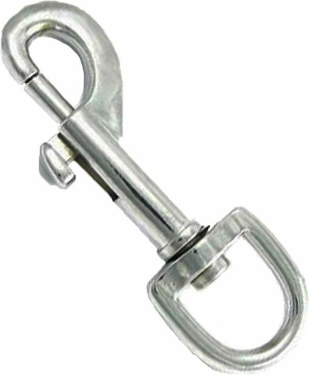 Dog Leash/Lead 55mm Heavy Duty Animal Hook in Silver color